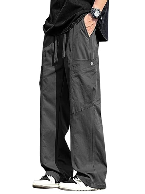 Cargo for Men || Cotton Cargo Pant || Drawstring Waist Pant (Also Available in Plus Sizes) (145-148)