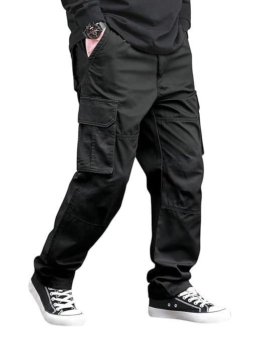 Cargo for Men | Cotton Cargo Pant | Drawstring Waist Pant (Also Available in Plus Sizes) (46-49)