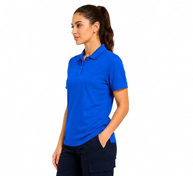 Women's Sports Light Weight Polo t Shirt for All Games