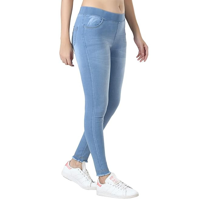 TA Wishker Shade,Girls & Womens,Slim Fit,Stretchable Denim Jegging,High Rise,Ankle Length Size Upto 26 to 40
