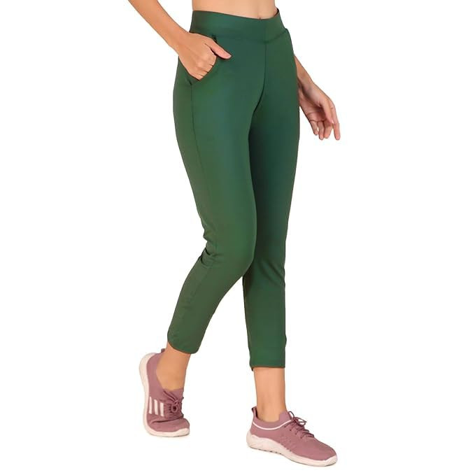 TA Womens Slim Fit Lycra Stretchable Jeggings | Ankle Length with Elasticated Waistband