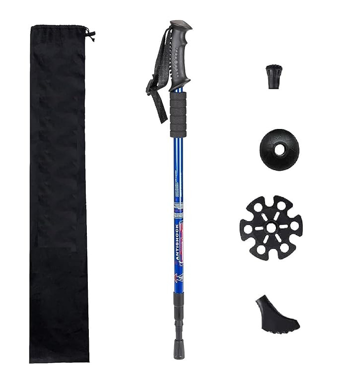 TA Hiking Trekking Poles, Collapsible,Lightweight, Anti Shock, Hiking or Walking Sticks,Adjustable Hiking Pole for Men and Women, All Terrain Accessories and Carry Bag
