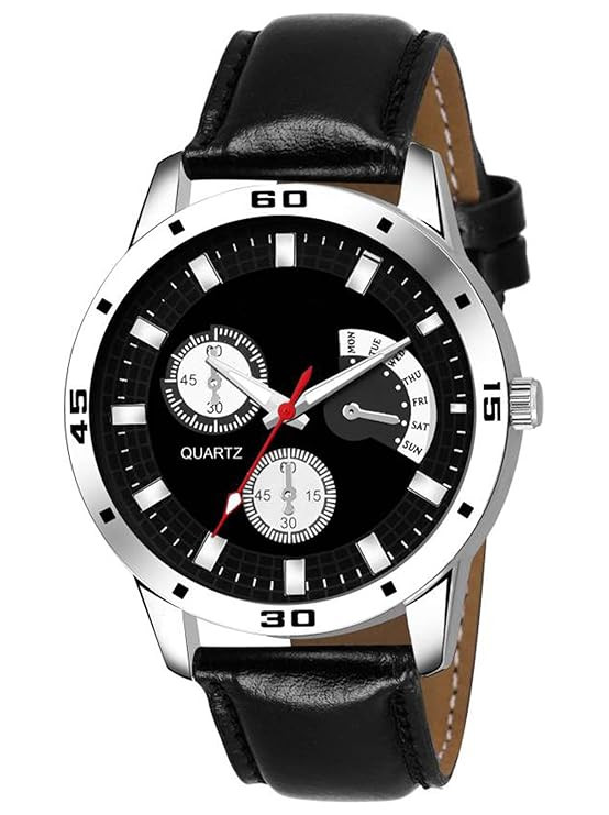 TA Mobile-Section Mens Sport Watch | Stylish Casual Wear Analog Watch with Leather Band | Flawless Wrist Mens Watch(ATSP40)