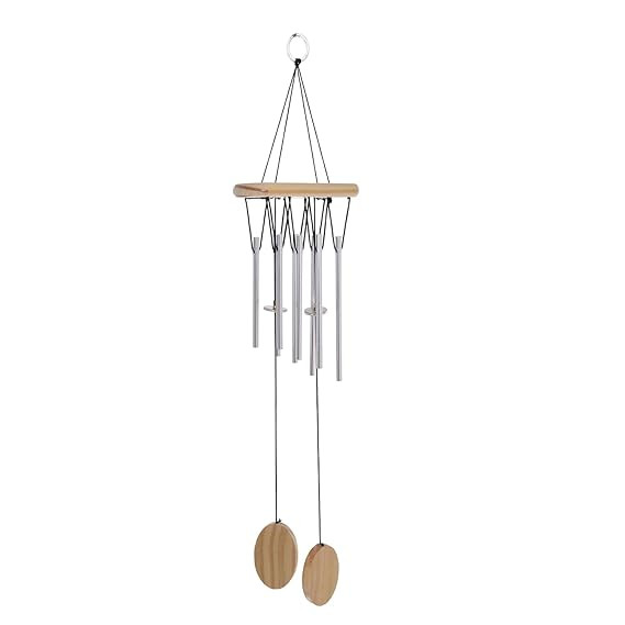 TA Eminent Wind Chimes for Home Positive Energy - Hanging Bells for Home Decoration and Balcony Decor with Melody Sound (8-Pipe)