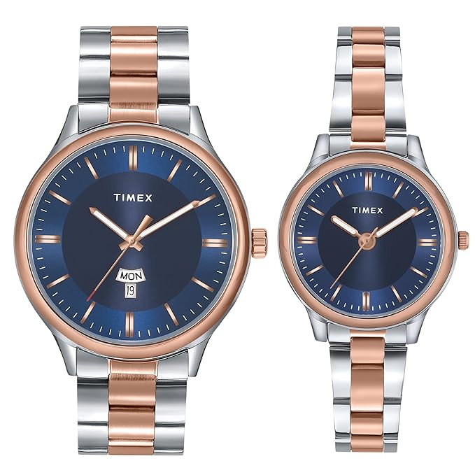 Watch for Pair with Round Dial & Water Resistant Couple's Wrist Watches