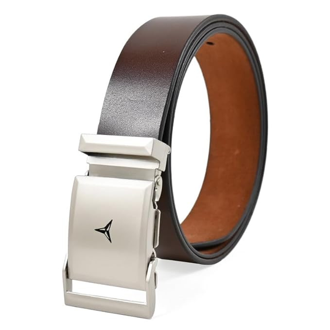 TA Men's Genuine Leather ArmyLock Belt For Men | Casual Mens Leather Belt