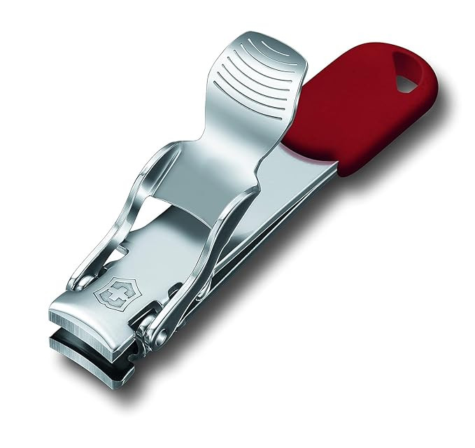 TA Swiss Army Knife - Nail Clipper for Expert Nailcare, On the Go Mini Manicure Tool, Red - 60 mm