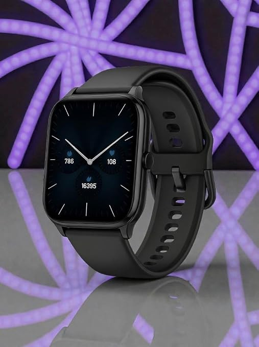 TA Smart Watch for Men & Women, Black, 1.83 Inch HD Touch Display | Bluetooth Calling, Heart Rate & SpO2 Monitor, Sleep Tracking, Multiple Sports Modes, IP67 Water Resistant