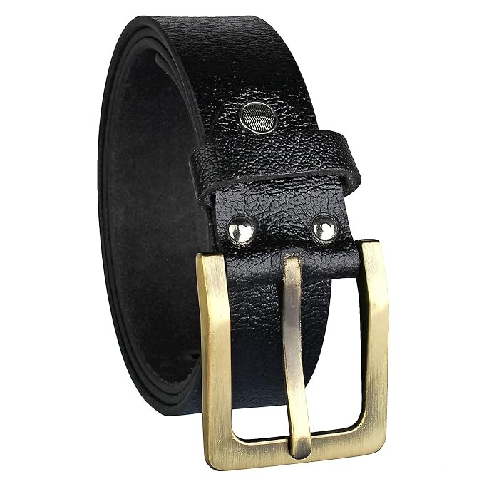 TA Genuine leather belt for men formal and casual, Width 40mm, Soft Leather, Black/Brown/Tan color, 28 to 46 inch size