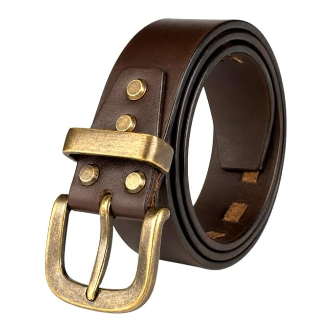 TA Genuine Leather Braided with Metal Buckle