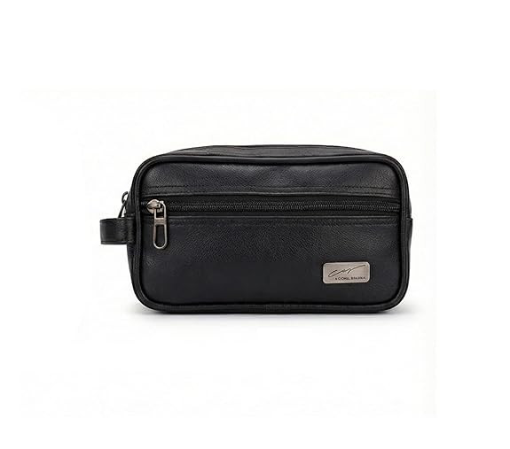TE Multipurpose Sling Messenger Handbag Pouch for Men & Women,Two Compartment & Front One Zipper Pocket Wrist Hand Bag