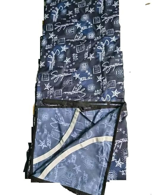 TA (72 * 75) INCH Reusable Waterproof Dry Bed Sheet for Double Mattress Protection Blue 1