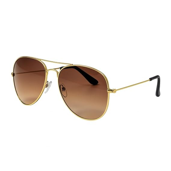 TA Eyedash | UV400 Protection Metal Frame Aviator Sunglasses for Men and Women | Stylish Gradient Lens Eyewear