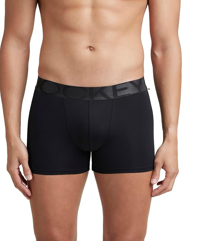 Jockey IC28 Men's Tactel Microfiber Elastane Stretch Solid Trunk with Moisture Move Treatment
