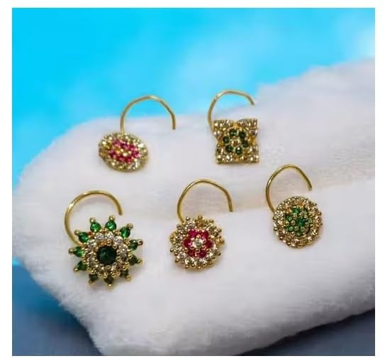 TA Nose Pins for Women, Durable with Secure and Comfortable Fit Model new_5