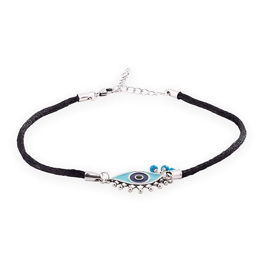TA Evil Eyes Enamelled Eye Motif Anklet
