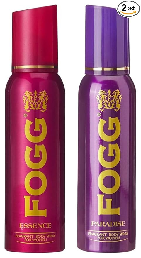 TA Fogg 1000 Sprays Fragrant Body Spray For Women Essence, 150ml & Fragrant Body Spray For Women, Paradise, 150ml