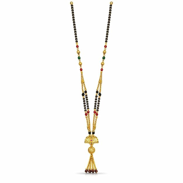 TA  Traditional Black Beads Mangalsutra for Women | Artificial Mangalsutra | Daily Wear Jewellery | Bridal & Festival Design