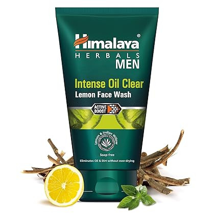 TA Himalaya MEN Intense Oil Clear Lemon Face Wash, 100ml