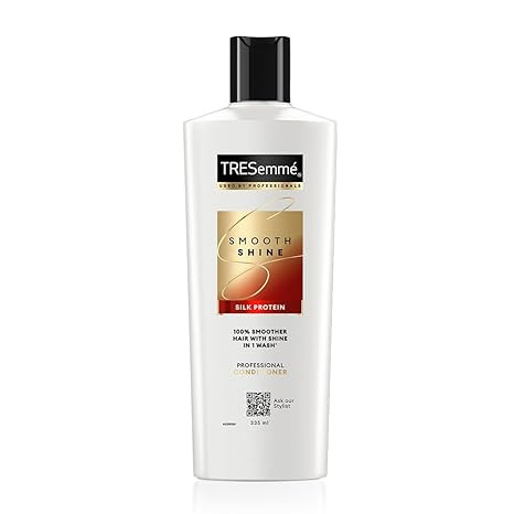 TA TRESemme Smooth Shine Conditioner 335ml With Vitamin H and Silk Protein | Salon-Smooth Silky Hair| Shiny and Smooth Hair | Intense Hydration