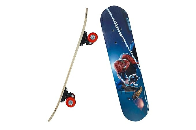 Skateboard 23"X 6" Complete Skateboard, Double Kick Concave Skate Board 7 Layer Plywood Deck Standard Skateboards For Kids Boys Girls Beginners Teens Adult-Frozerr