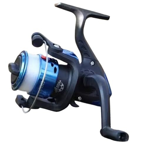 bigfish Fishing Roller Flame Reel Spinning Reel | High Strength Plastic Body | Left/Right Interchangeable Folding Handle | Smooth Fishing Reel for Freshwater & Saltwater Fishing
