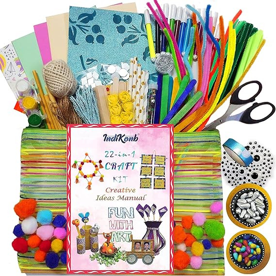 22 in 1 Art and Craft Kit for Girls and Boys with Crafts Supplies Set All Craft Materials Items for Kids DIY for All Ages 8-10, Age 9-12, Age 12-16 Old - Art Kit # 2,