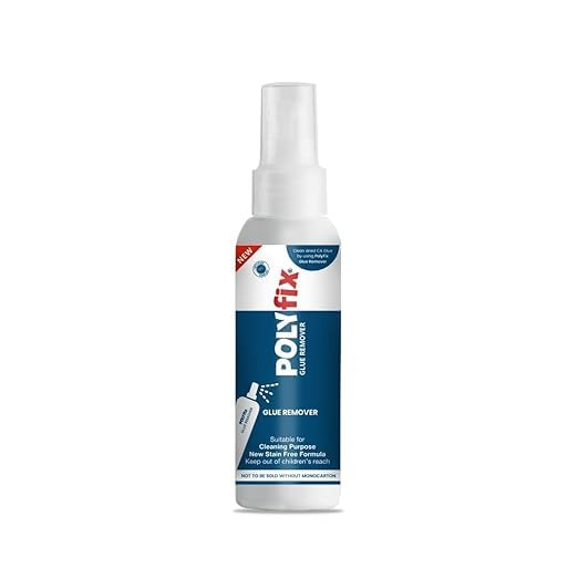 PolyFix Glue Remover Spray | Used to Remove Gum Glue Stickers Adhesives for Car, Glass, Fridge Door, Any Metal Surface | Car Glass Sticker Remover Spray,Quick and Easy to Use (50 ML)