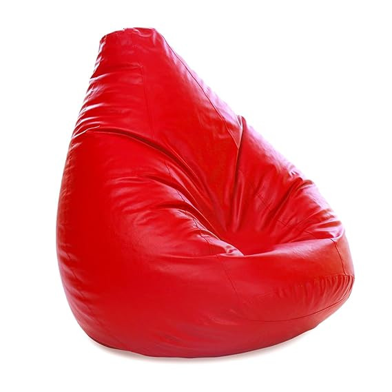 Home Story Classic Jumbo SAC Bean Bag Red Color Cover Only
