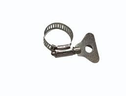Stainless Steel Hand Adjustable Worm Gear Key Type Hose Clamps 1.25 Inch Gas Water Tap Garden Pipe Clamp Clips for Plumbing & Mechanical Applications (Pack Of 8)