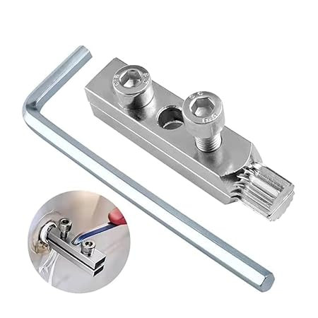 Angle Valve Extractor Tool | Faucet Tap Valve Removal Tool Kit | Broken Pipe Fitting Extractor for Bathroom Kitchen Sink Water Tap Plumbing Repair | Card Packing
