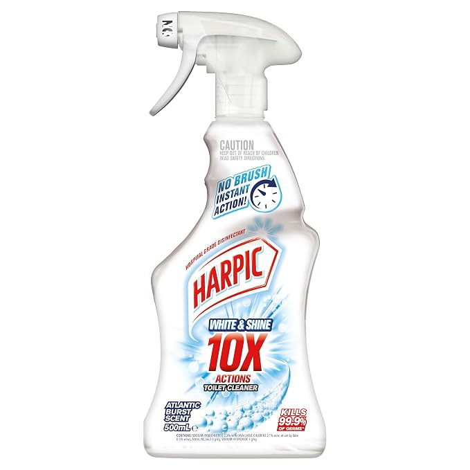 Harpic White & Shine Bathroom Cleaner Toilet Cleaner Spray 500ml