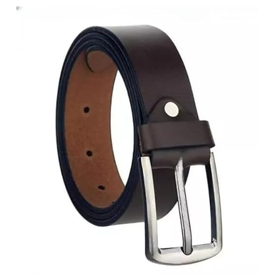 Men's Vegan Leather Belt for Men, Formal/Casual,Autolock,Black | Fit on up to 38 Inches Waist size (Black 51, 1)