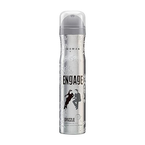 Engage Drizzle Deodorant Spray for Women 150ml | Floral & Lavender | 24hr Freshness | Long Lasting | Skin Friendly | Dermat Tested | Deodorants Woman | Body Spray Women | Try Engage W2 Perfume Spray