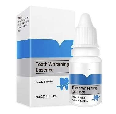 Dental Whitening Serum, Tooth Whitener, Removes Plaque Stains, Natural Whitening Essence, Gentle Formula, for Brighter Smile