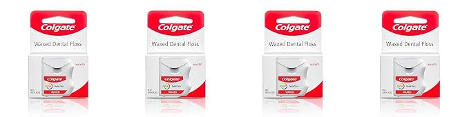Colgate Waxed Dental Floss, 50 Metres (4)