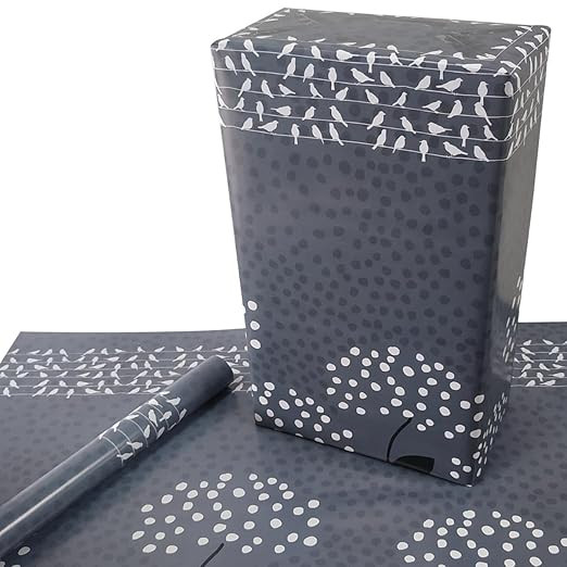 Pack of 25 Premium Gift Wrapping Sheets – Colorful Bird Design | 70 x 50 cm | Ideal for Kids, Adults, Birthday, Diwali, Xmas, Anniversary | Multicolor Gift Wrap Paper