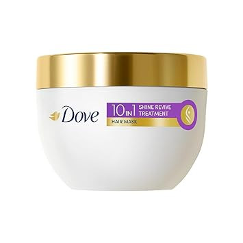 Dove Shine Revive Treatment Hair Mask For Damaged Hair With Bio Protein Care Sulphate & Paraben Free 300 ML