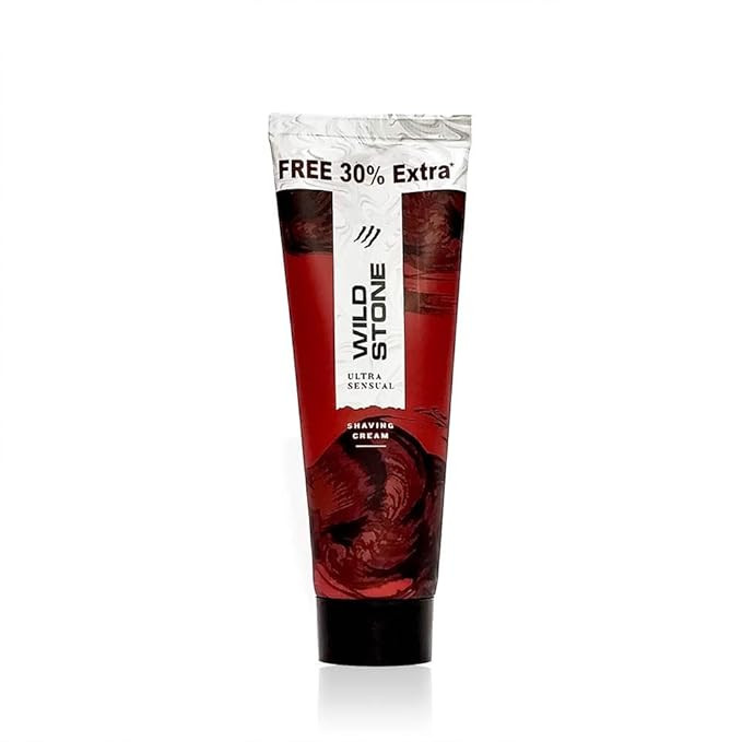 Wild Stone Ultra Sensual Shaving Cream for Men, 78gm