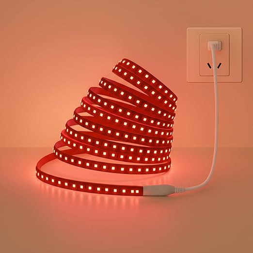 5 Meter Waterproof LED Strip Light Red | Waterproof LED Rope Light, Flexible Strip Lighting, Party Decor Lights, Festive Decoration, Ceiling Light, Indoor Outdoor