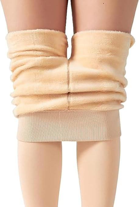 Winter Thermal Women Fleece Leggings for Girls, Footed Length (24 to 36 Waist) Stretchable Women Warm Thick Fleece Soft Slim Fit Legging for Women