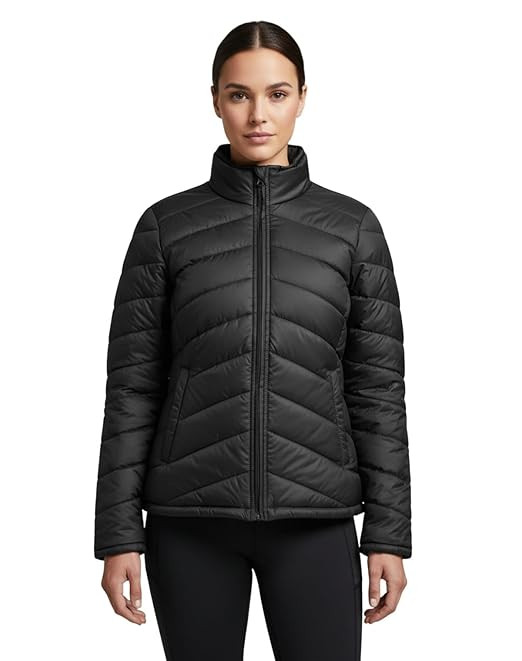 FYLTR Women's Puffer Solid Color Standard Length Jacket | Winter Stylish Jackets for Women | Waterproof | Lightweight | High-Neck