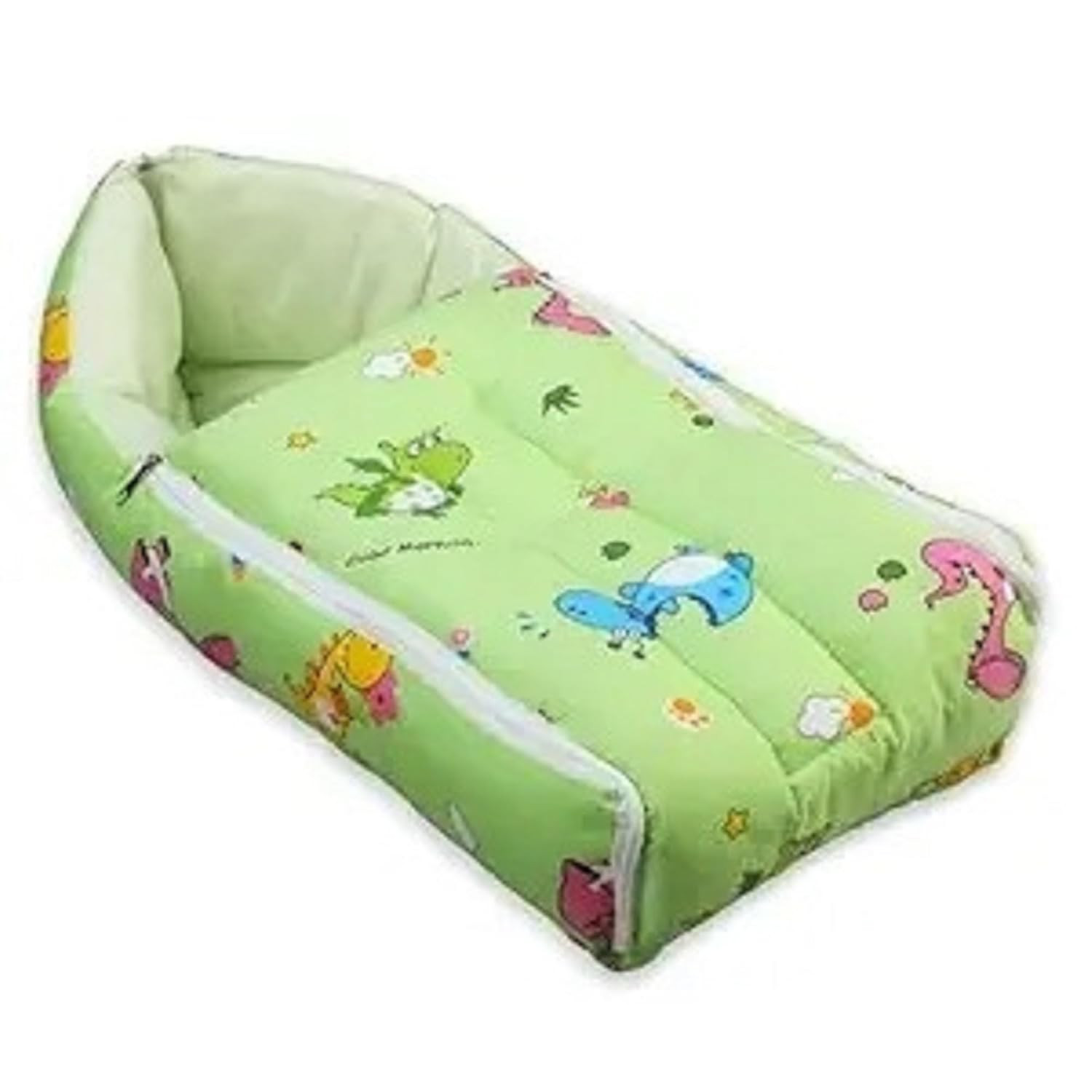 3 in 1 Baby Sleeping Bag and Carry Nest, Cotton Bed Cum Infant Portable Bassinet, forbaby Carrying and co Sleeping, Unisex Baby Bedding Set for New Born 0-12 Months (Animal Print,Multicolor)