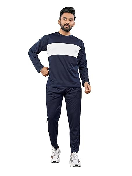 Cotton Blend Night Suit/Summer Suit for Men, Regular Fit Half Sleeves T-Shirt & Lower Set | Soft Cord-Set Track Suit for Boys | Ideal for Casual Outings, Gym, Workout, Sports