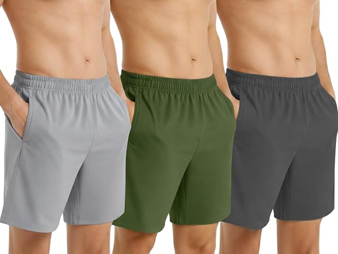 Sports Training Running Dry Fit Solid Shorts for Men (Pack of 2) (XL, Black/TBLUE)