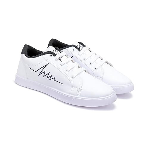 Mens Sneaker Casual White Shoes for Men l Sports Shoes for Men | Running Shoes for Men | Sports Shoes | Walking Shoes for Men | Gym Shoes for Men & Boys
