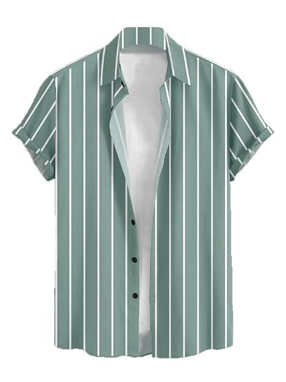 TA Men’s Stylish Printed Lycra Half Sleeve Shirt for Men & Boys Design No Sky LINE Shirt