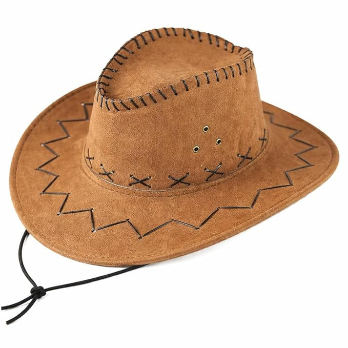 TA Nephar Casual Cowboy Hat Wide Brim Lightweight Props for Womens & Mens Holiday Fashion Accessory | Clothing, Shoes & Accessories