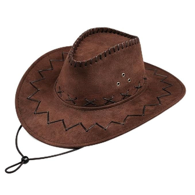 TA Nephar Casual Cowboy Hat Wide Brim Lightweight Props for Womens & Mens Holiday Fashion Accessory | Clothing, Shoes & Accessories
