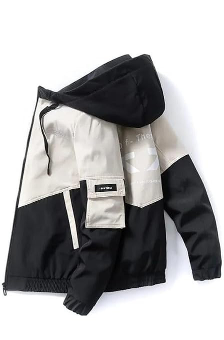 TA Men Winter Puffer Jacket with Hood Front Zip Closure Insulated Warm Outerwear Jacket for Men and Boys
